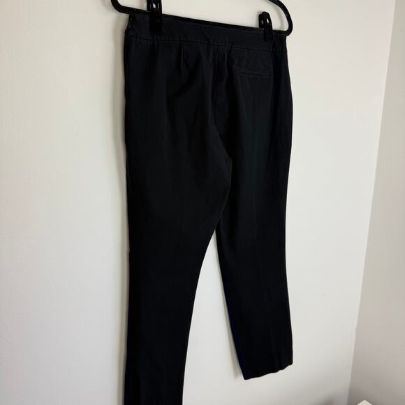 Eileen Fisher Womens Organic Cotton Two-Tone Twill Ankle Navy/Grey Pants Small - Picture 6 of 9